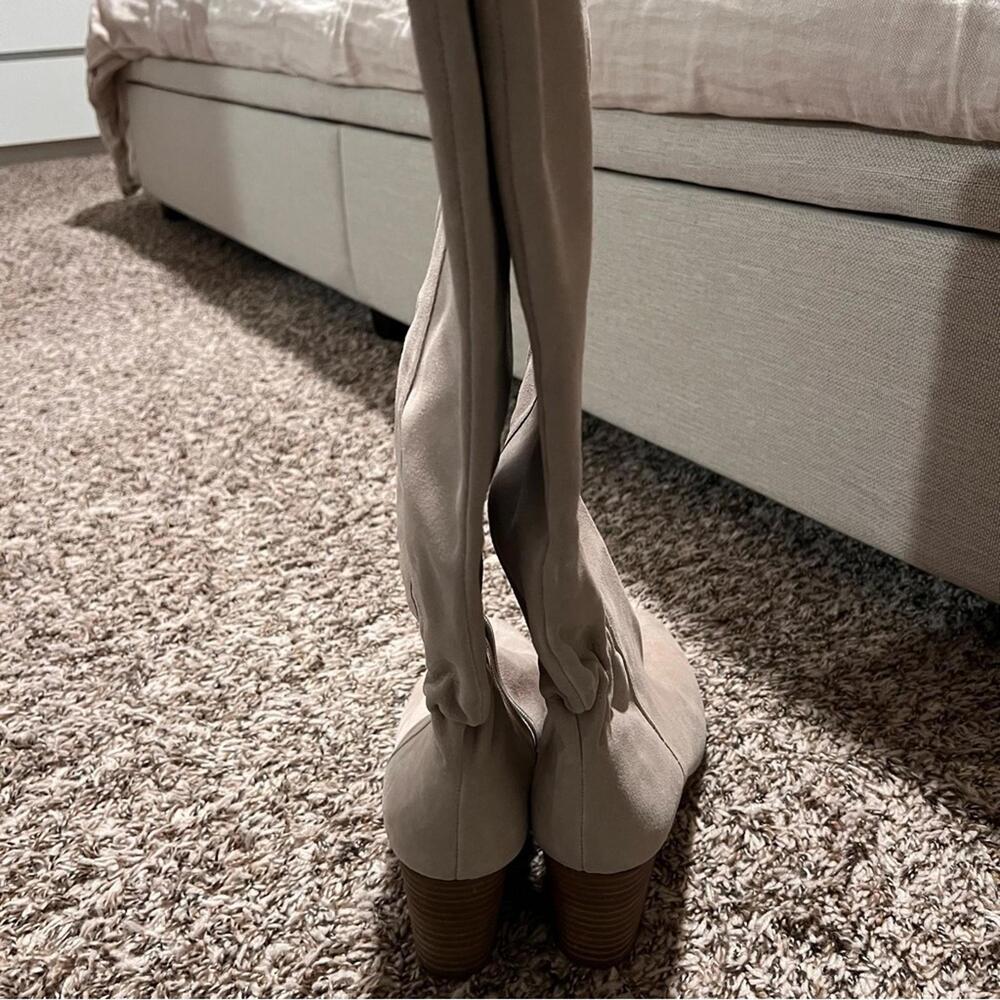 Sole Society Cream Over the Knee Boots - Picture 9 of 9